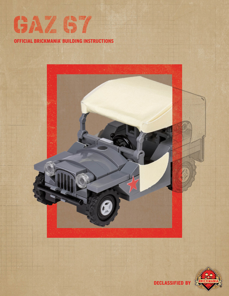 GAZ 67 - General Purpose 4x4 – Digital Building Instructions