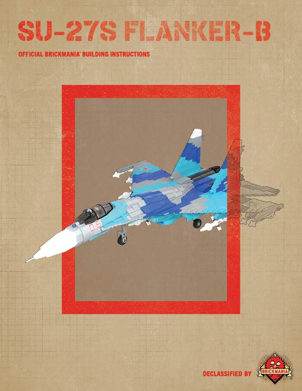 Su-27S Flanker-B  – Digital Building Instructions