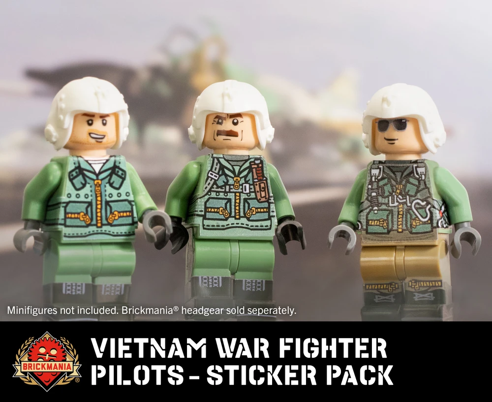 Vietnam War Fighter Pilots – Squad Pack Stickers