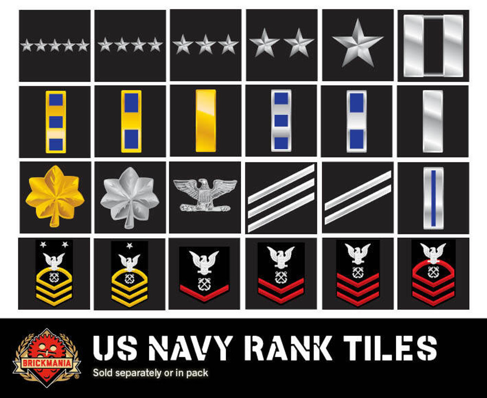 US Navy Ranks Tile Pack