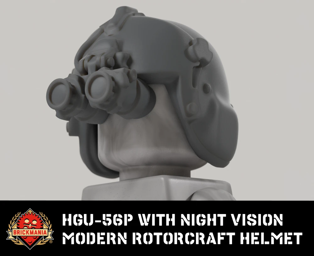 HGU-56p with Night Vision - Modern Rotorcraft Helmet