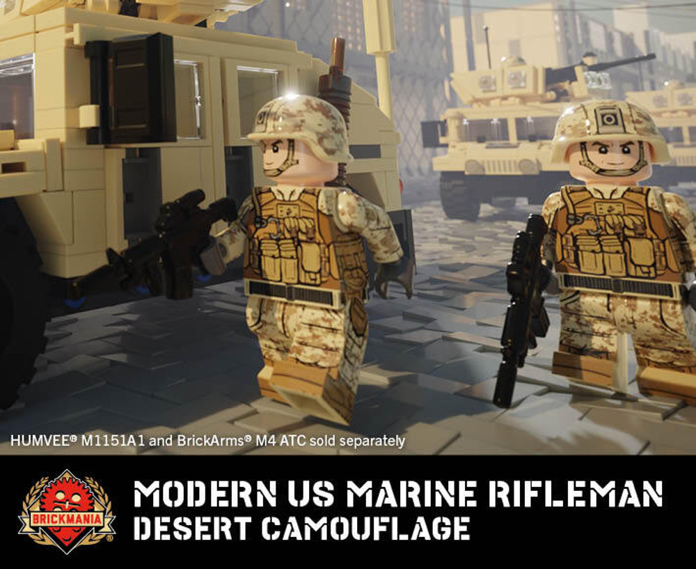 Modern US Marine Rifleman Desert Camouflage