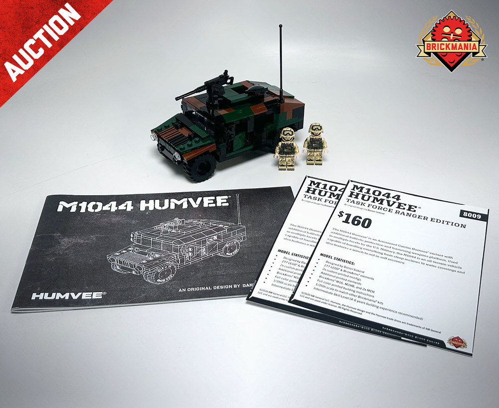 M1044 HUMVEE® – Task Force Ranger Edition – Auction