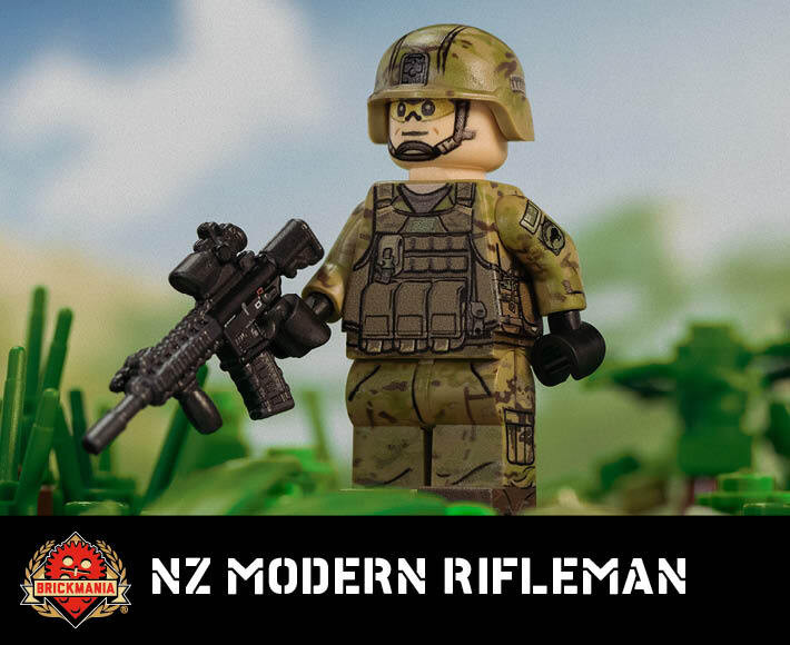 NZ Modern Rifleman with Perfect Caliber™ BrickArms® MARS-L Rifle