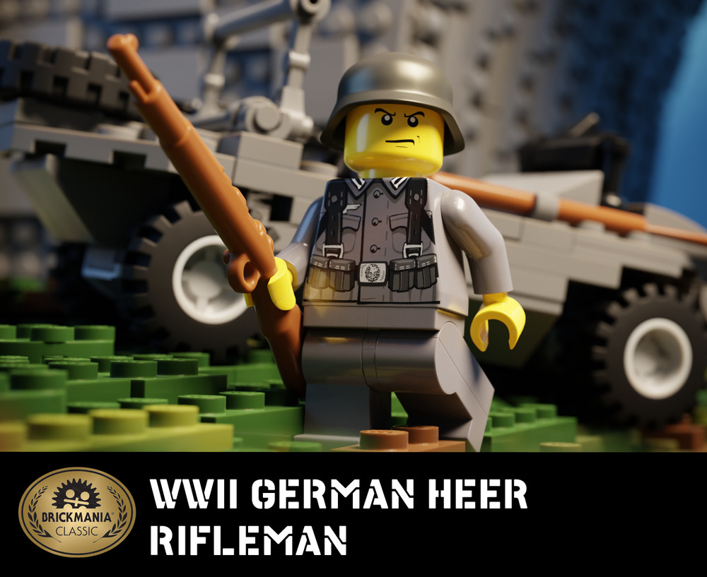 WWII German Heer Rifleman - Brickmania Classic Series