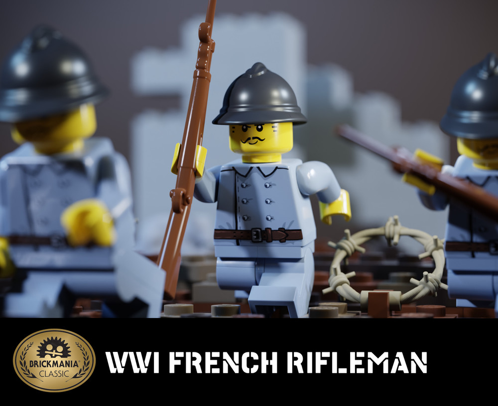 WWI French Rifleman - Brickmania Classic Series