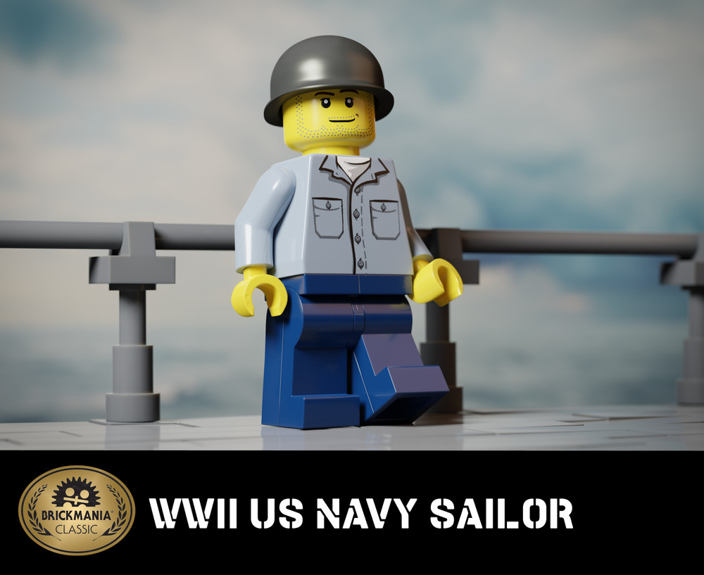 WWII US Navy Sailor - Brickmania Classic Series