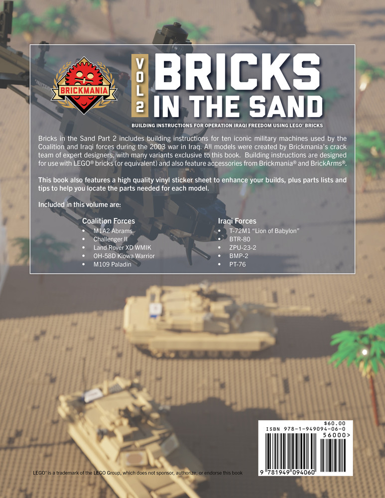 Bricks in the Sand Volume 2: Building Instructions for Operation Iraqi Freedom using LEGO® Bricks