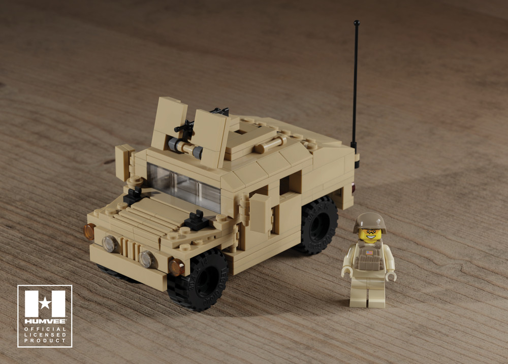 brickmania製アメリカ軍HUMVEEレンジャー部隊使用 M1044 HUMVEE® - Task Force Ranger Edition