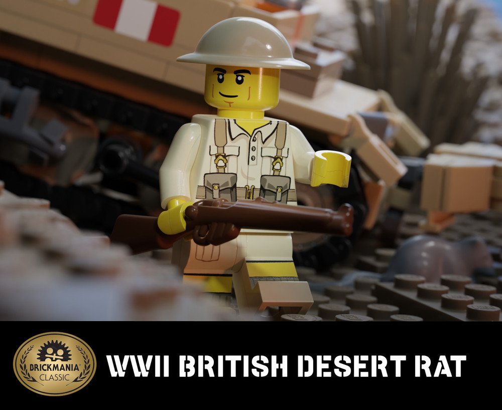 WWII British Desert Rat  - Brickmania Classic Series