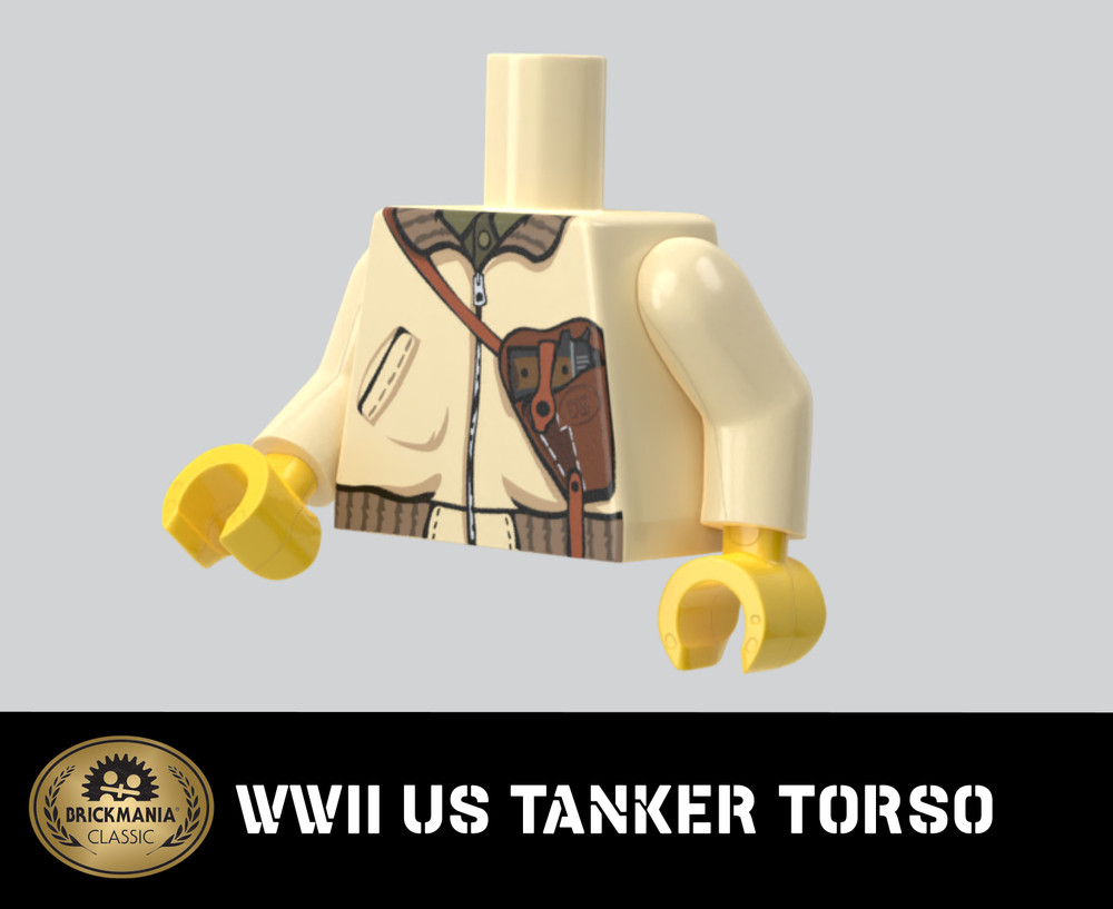 WWII US Tanker Torso - Brickmania Classic Series