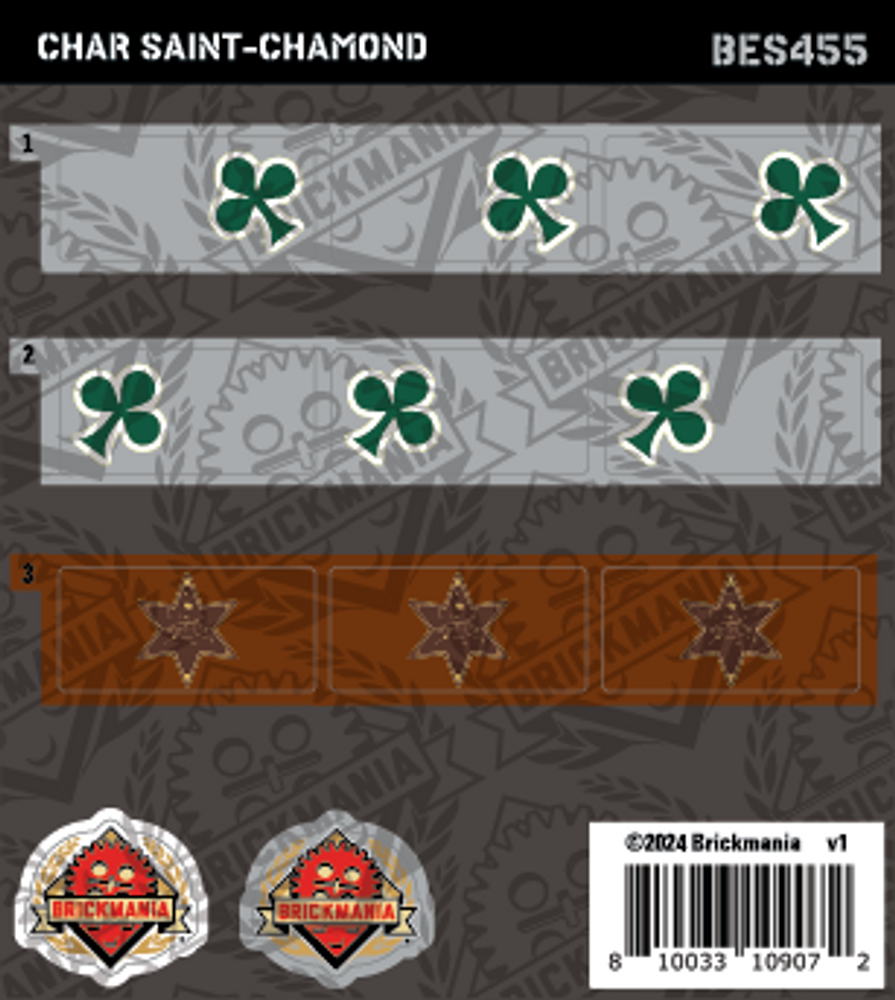 Char Saint-Chamond (BKE455)- Sticker Pack