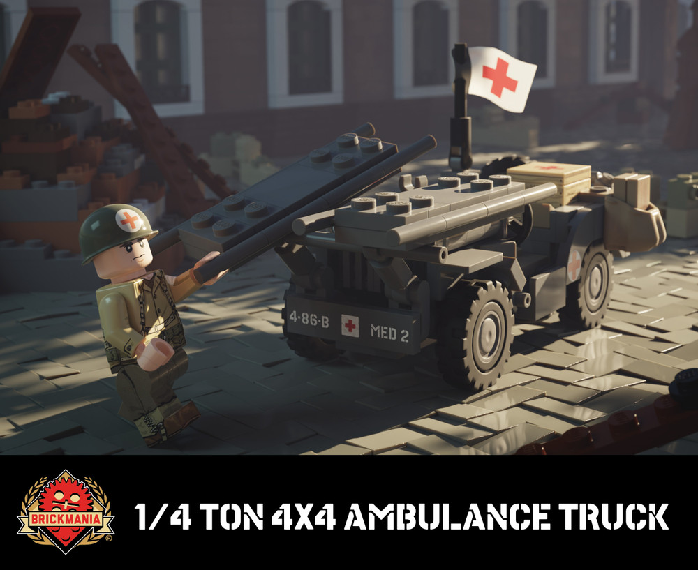 1/4 Ton 4X4 Ambulance Truck – WWII American Medical Supply Vehicle