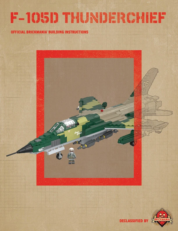 F-105D Thunderchief  – Digital Building Instructions