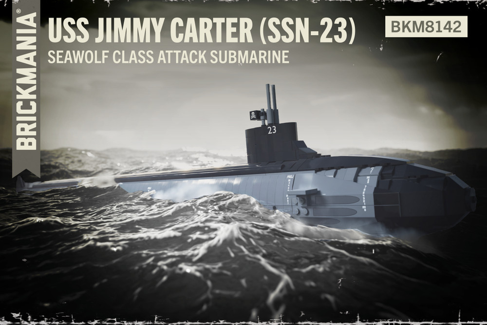 USS Jimmy Carter (SSN-23) – Seawolf Class Attack Submarine (3 in 1 Kit)