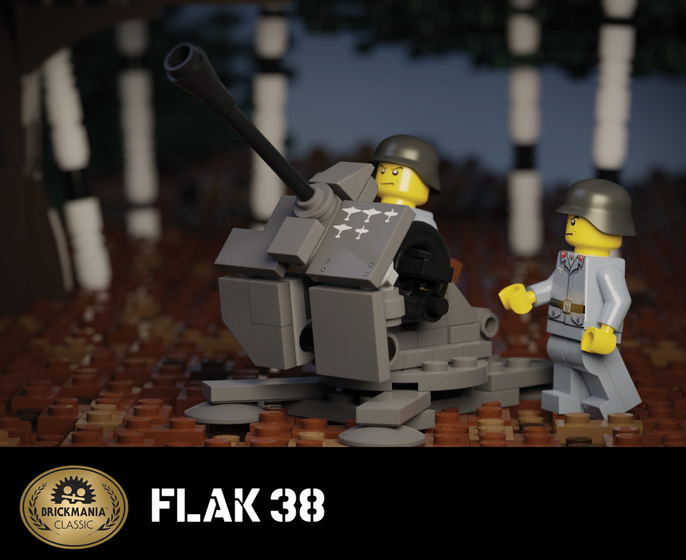 Flak 38 – 2cm Automatic Cannon – Brickmania Classic Series