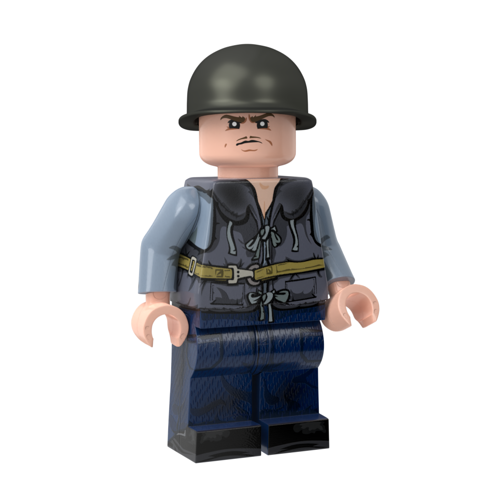 WWII US Navy Sailor at Battle Stations