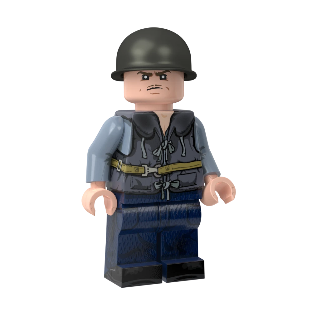 WWII US Navy Sailor at Battle Stations