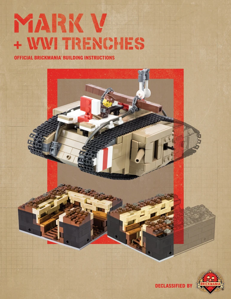 Mark V + WWI Trenches – Digital Building Instructions
