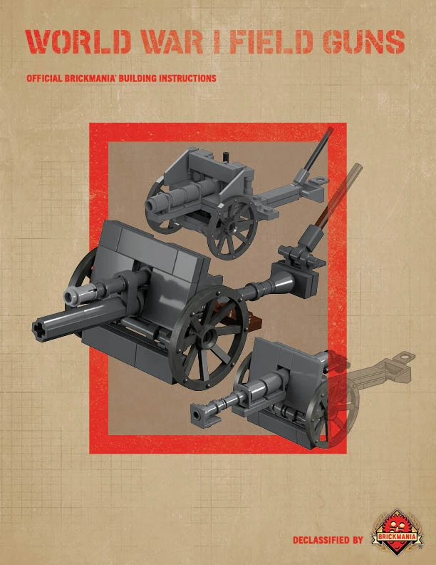 World War I Field Guns – Digital Building Instructions