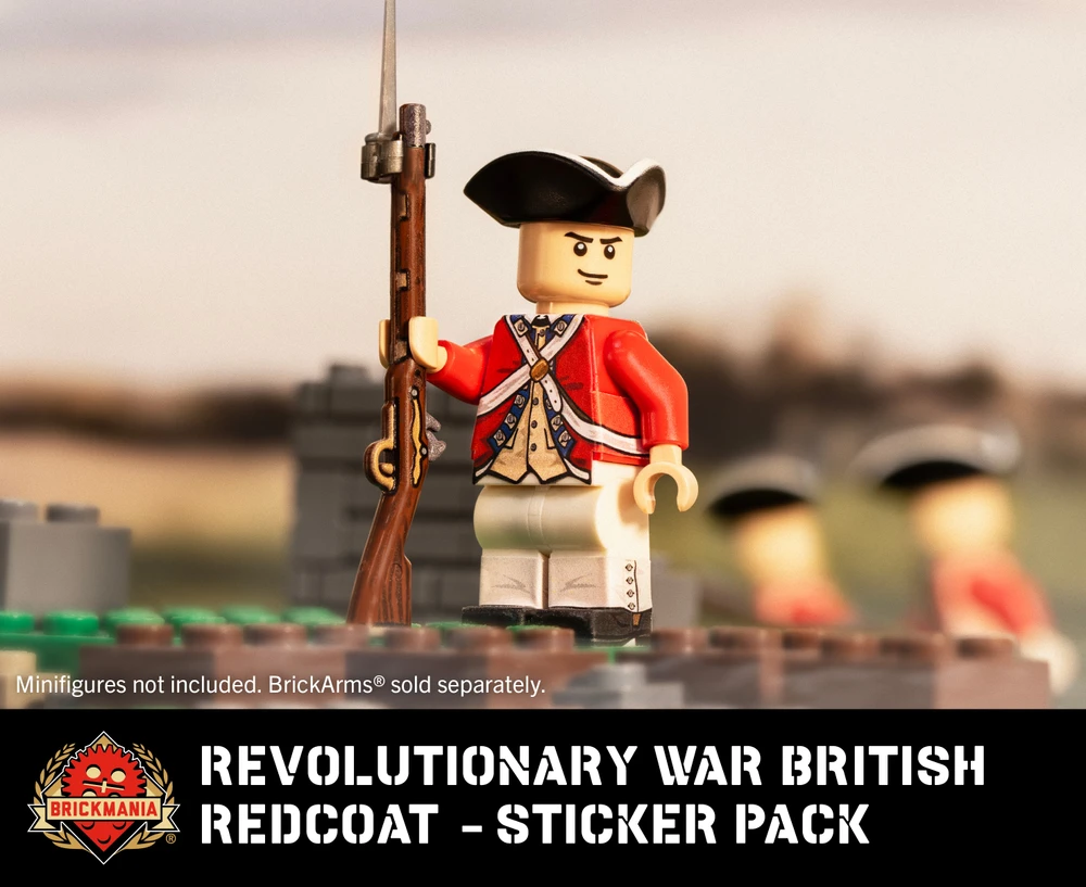 Revolutionary War British Redcoat – Squad Pack Stickers