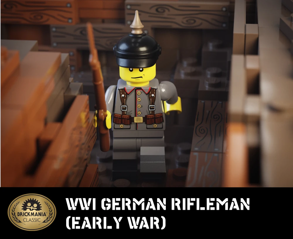 WWI German Rifleman (Early War) - Brickmania Classic Series