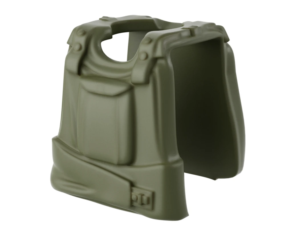 Vietnam War Body Armor Aircrew (Chicken Plate) 2 -Sided