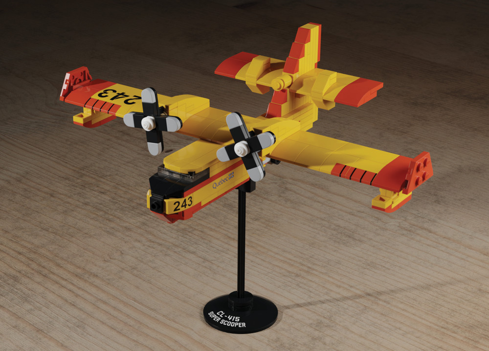 CL-415 "Super Scooper" – Amphibious Firefighting Aircraft