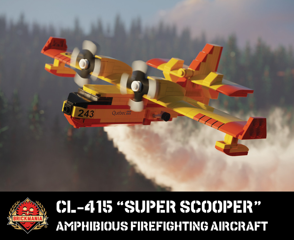CL-415 "Super Scooper" – Amphibious Firefighting Aircraft