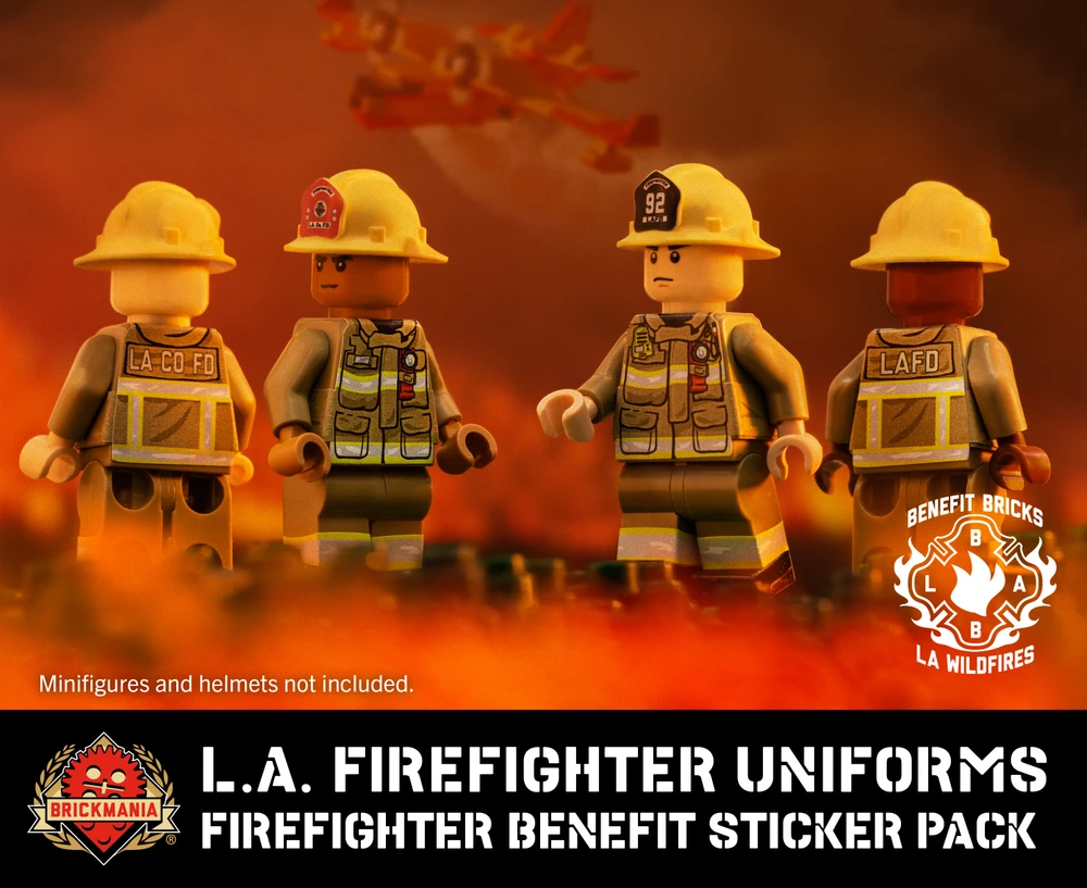 Firefighter Benefit Sticker Pack – L.A. Firefighter Uniforms