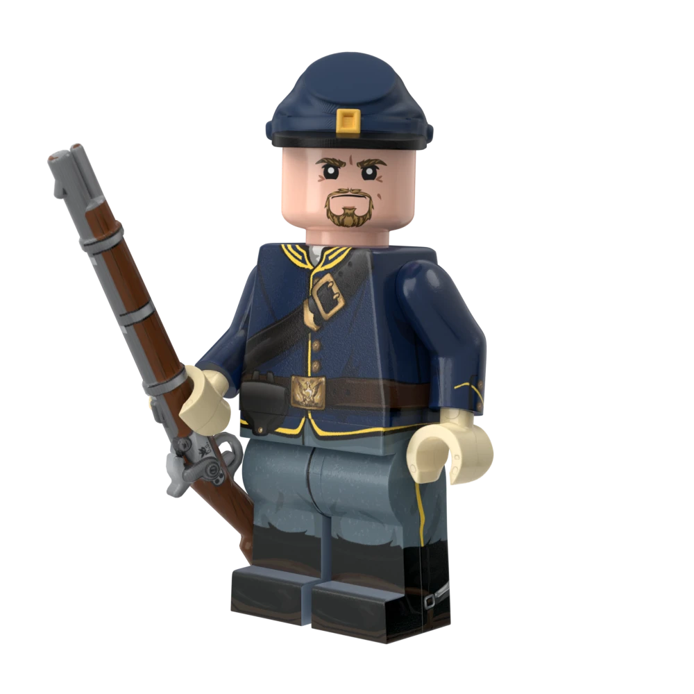 Civil War Dismounted Union Cavalry with Perfect Caliber™ BrickArms® Caplock Musket 
