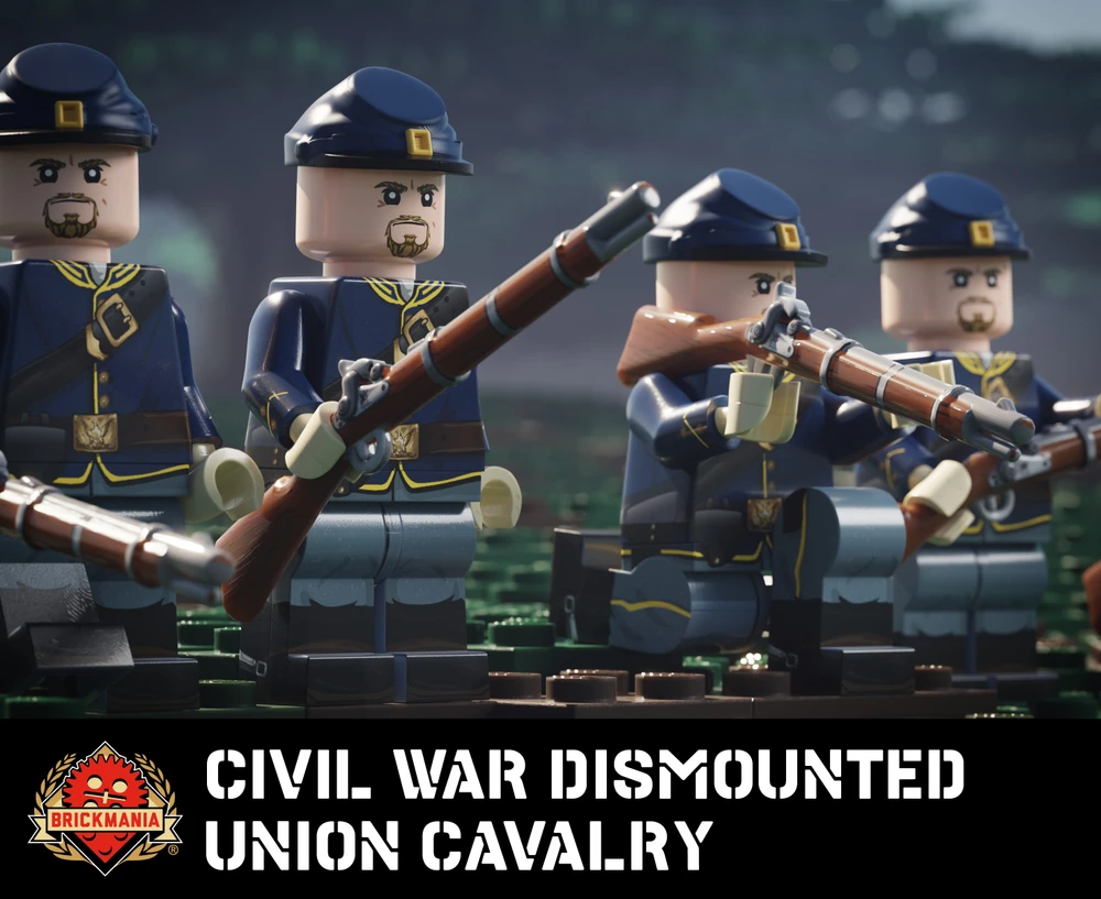 Civil War Dismounted Union Cavalry with Perfect Caliber™ BrickArms® Caplock Musket 