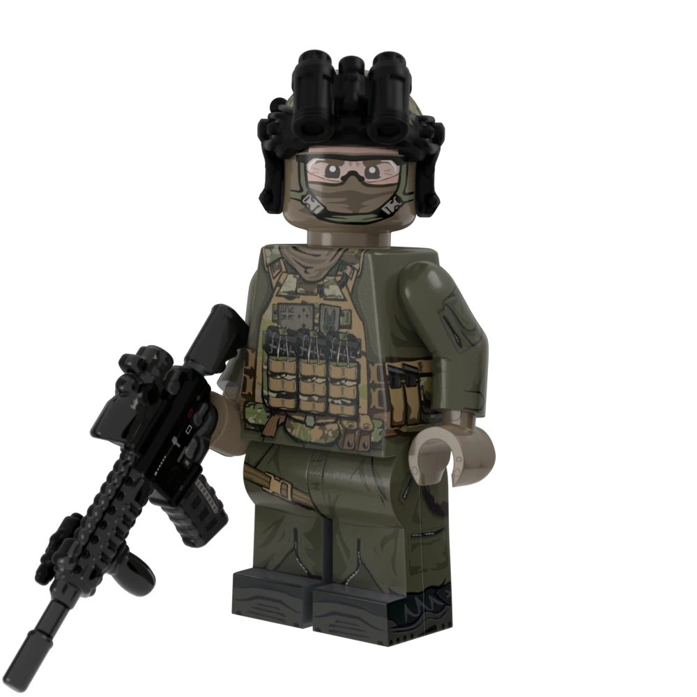 New Zealand SAS Operator with Perfect Caliber™ BrickArms® MARS-L Rifle