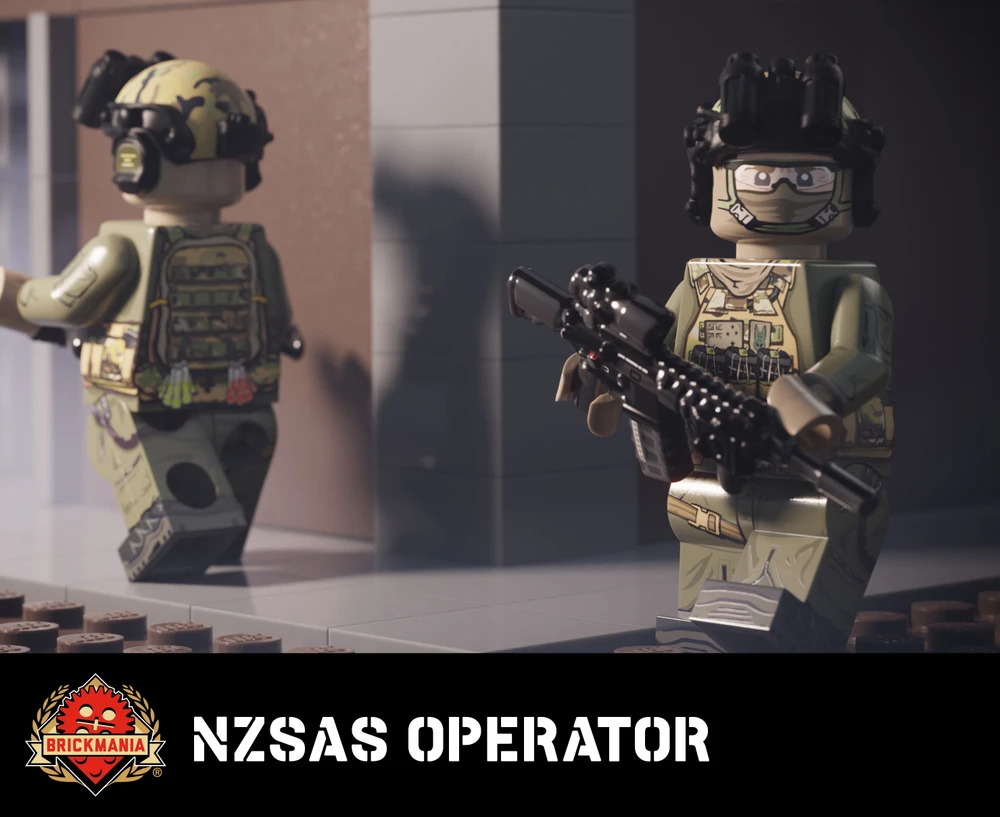 New Zealand SAS Operator with Perfect Caliber™ BrickArms® MARS-L Rifle