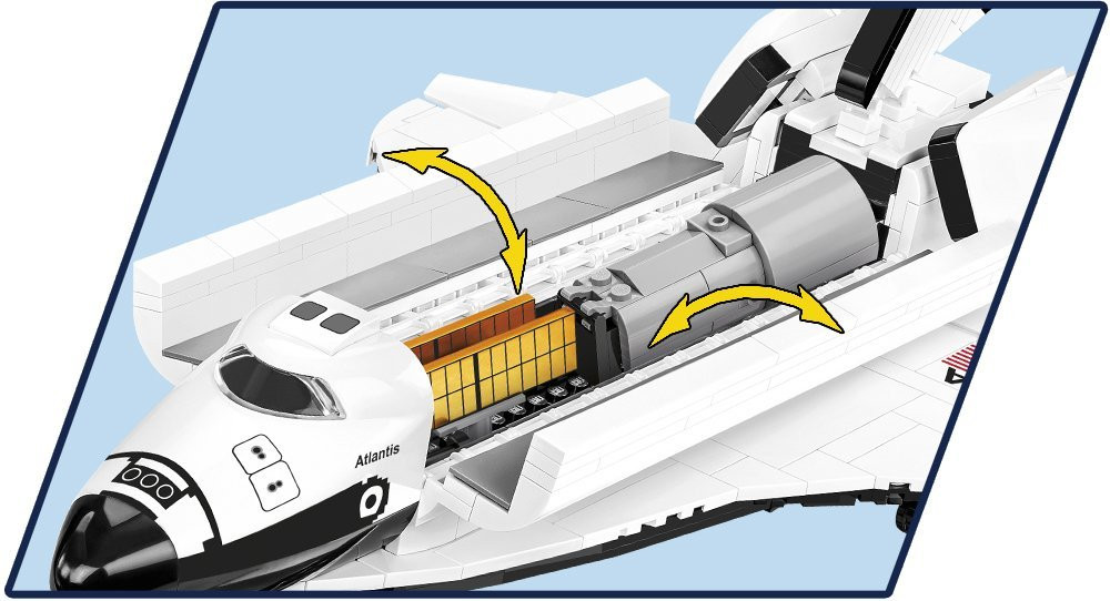 COBI Space Shuttle Atlantis: Set #1930 (Cobi-1930)