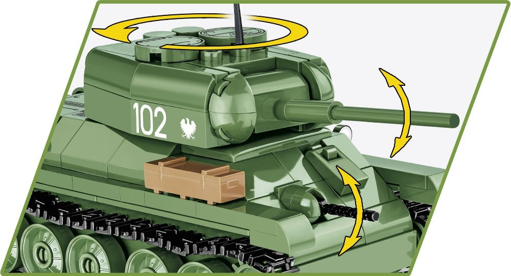 COBI T-34-85 Tank 1:48: Set #2716