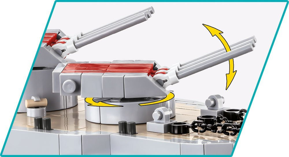 COBI Battleship USS Arizona (BB-39): Set #4843