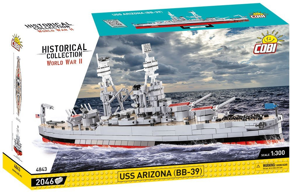 COBI Battleship USS Arizona (BB-39): Set #4843