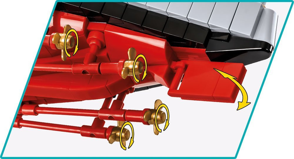 COBI Battleship USS Arizona (BB-39): Set #4843