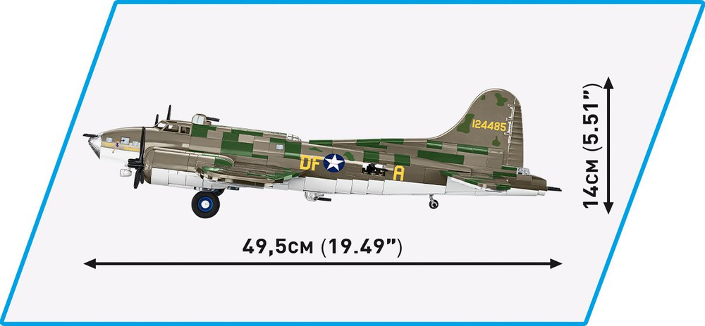 COBI EXECUTIVE EDITION Boeing B-17F Flying Fortress "Memphis Belle" : Set #5749