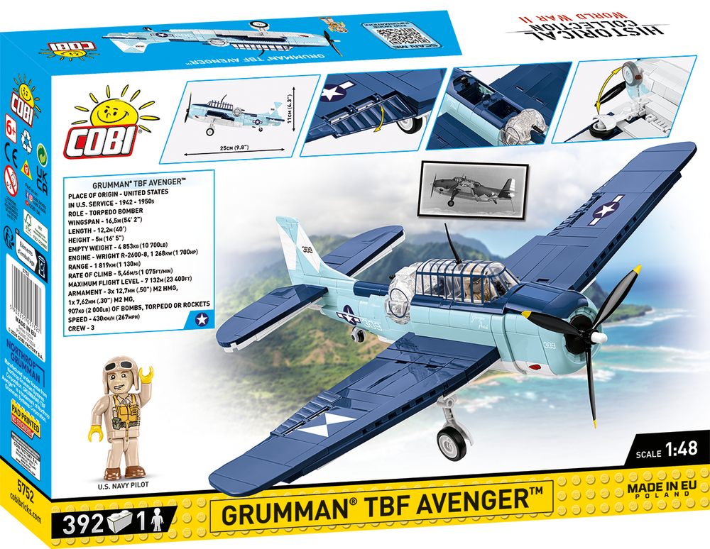 COBI Grumman TBF Avenger Torpedo Bomber : Set #5752