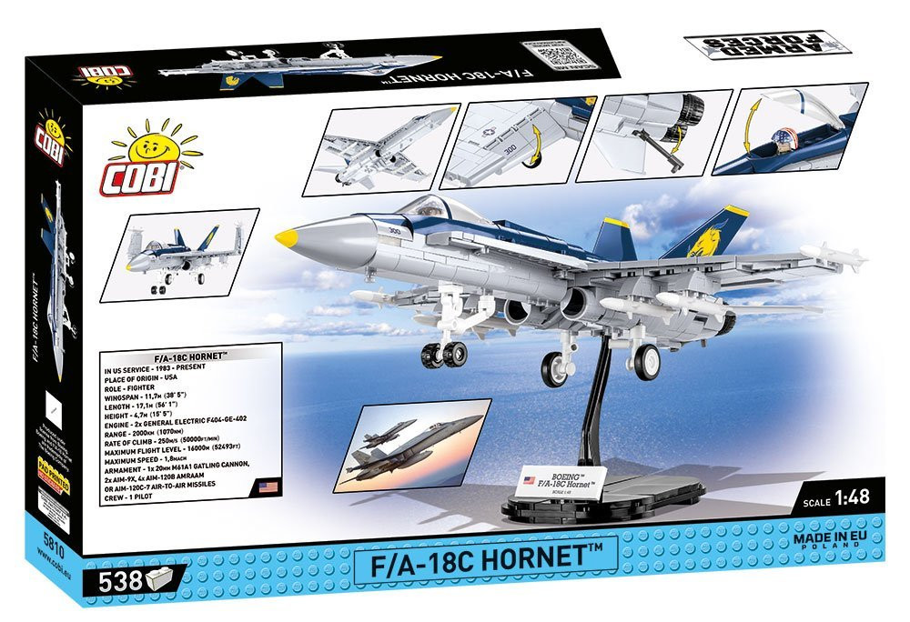 COBI TOP GUN F/A-18E Super Hornet Jet, Version 2: Set #5805A