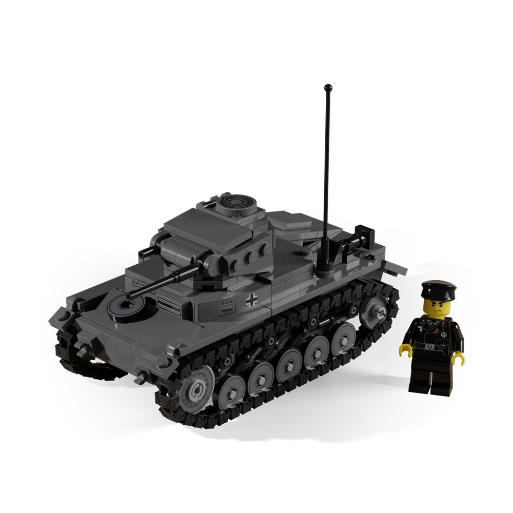 Panzer II - WWII German Light Tank - Brickmania Classic Series