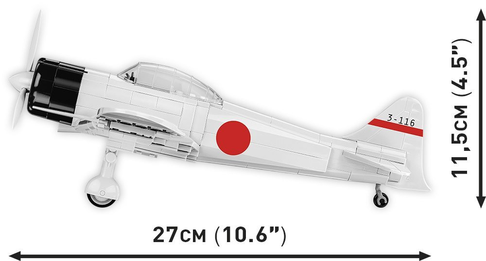 COBI Mitsubishi A6M2 