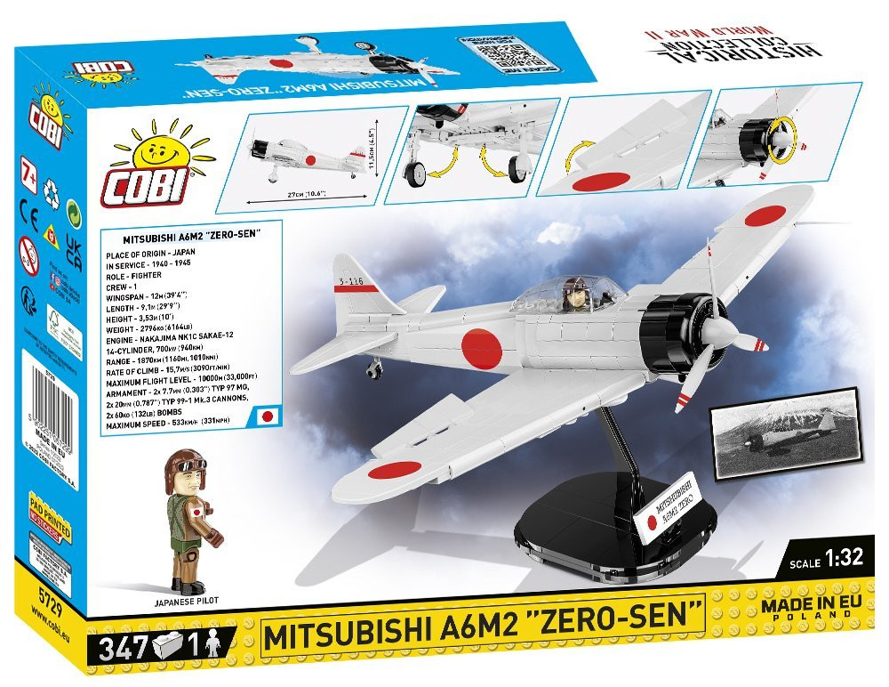COBI Mitsubishi A6M2 