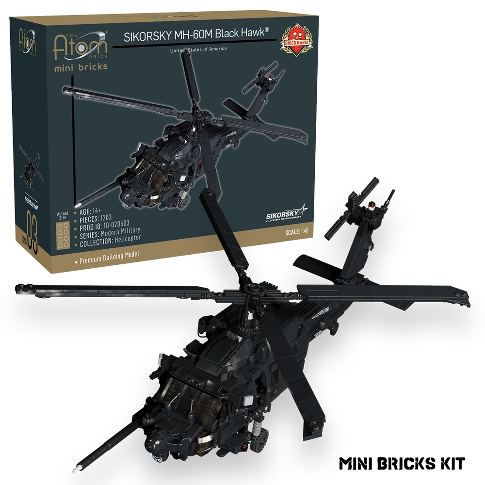 Sikorsky® MH-60M Black Hawk® Mini Brick Building Kit