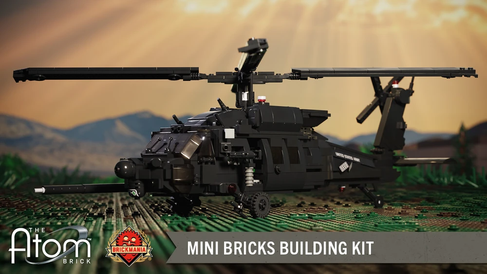 Sikorsky® MH-60M Black Hawk® Mini Bricks Building Kit