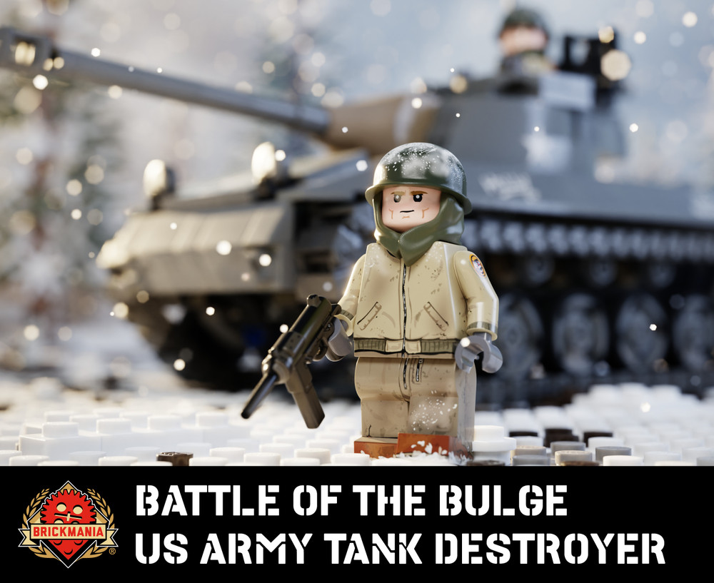 Battle of the Bulge US Army Tank Destroyer Crewman