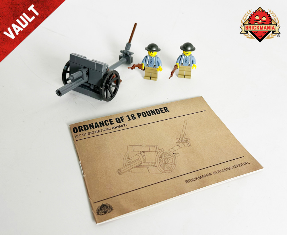 QF 18 Pounder – WWI British Field Gun – Brickmania Classic Series - BKM Vault