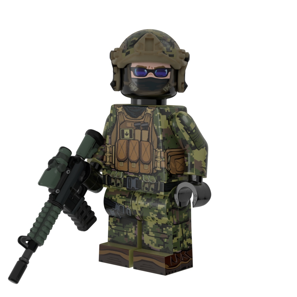 Canadian JTF-2 Special Forces Operator with Perfect Caliber™ BrickArms® M4 Phoenix